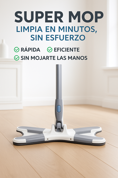 ⭐ Super Mop 360° – Limpieza Rápida y Sin Esfuerzo