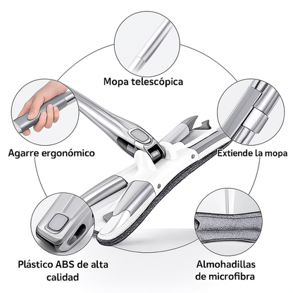 ⭐ Super Mop 360° – Limpieza Rápida y Sin Esfuerzo